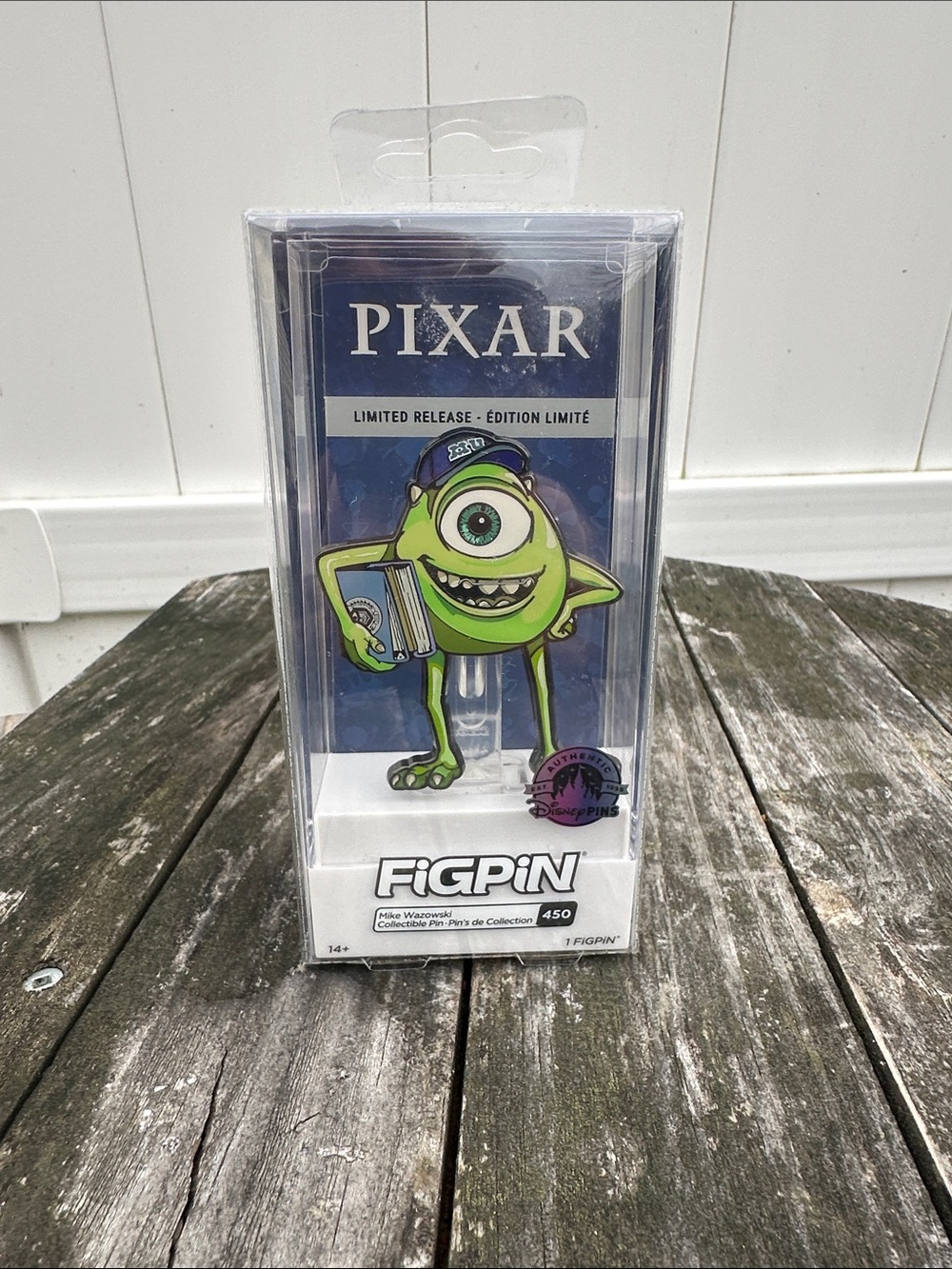 Disney Pixar Mike Wazowski Green Enamel FiGPiN new with tags.